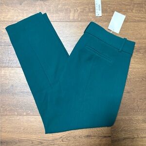 J. Crew Cameron Pants, Emerald Green, size 8